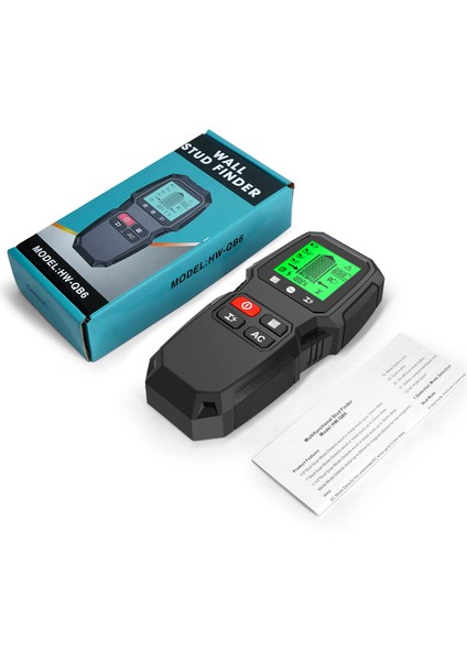 Saplama Bulucu Duvar Tarayıcı 5 In 1 Saplama Dedektörü Yüksek Çözünürlüklü LCD Ekran Tespit Etmek Için Kullanılan Ahşap Metal Tel Uyarı Fonksiyonu ile (Yurt Dışından) modelleri