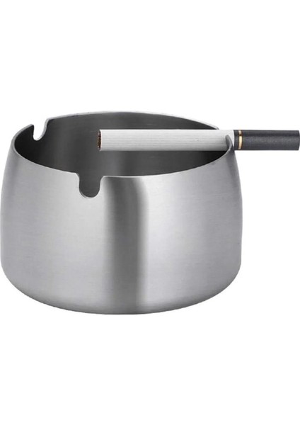 3 Lü Gri Paslanmaz Çelik Kaplamalı Küllük Rüzgar Geçirmez Düşmeye Dayanıklı Metal Küllük fırsatları