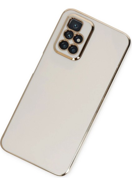 Xiaomi Redmi 10 2022 Kılıf Volet Silikon - Beyaz Nrmsa modelleri