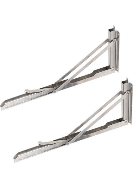 Katlanır Tezgah Masa Duvar Rafı 15.6 Inç Ağır Paslanmaz Çelik Duvara Monte Raf Döner Bağlantı Ayağı Tezgah Masası Için (Yurt Dışından) fiyatları