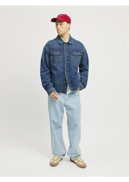 Jack Jones Chase Overshırt Erkek Jean Gömlek 12249029 modelleri