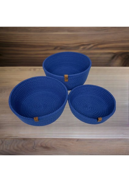 El Yapımı 3'lü Hasır Organizer Sepet Seti, Çok Amaçlı ve Şık Tasarım fırsatları