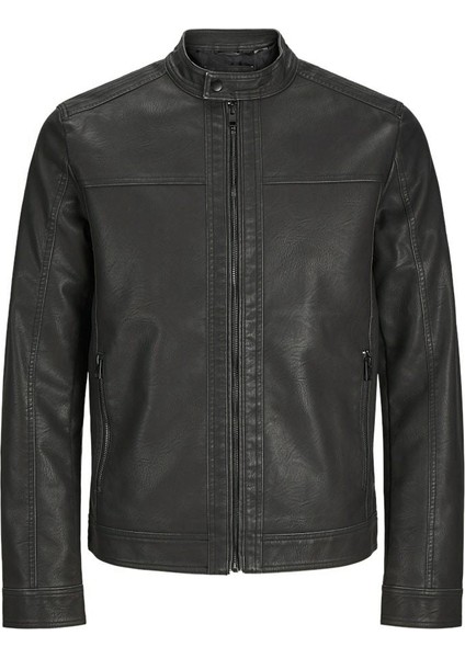 Jack Jones Warner Washed Pu Suni Deri Erkek Ceket 12273244