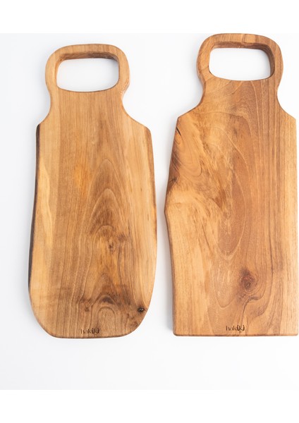 El Yapımı Ceviz Kesme & Sunum Tahtası Seti (3'lü) modelleri