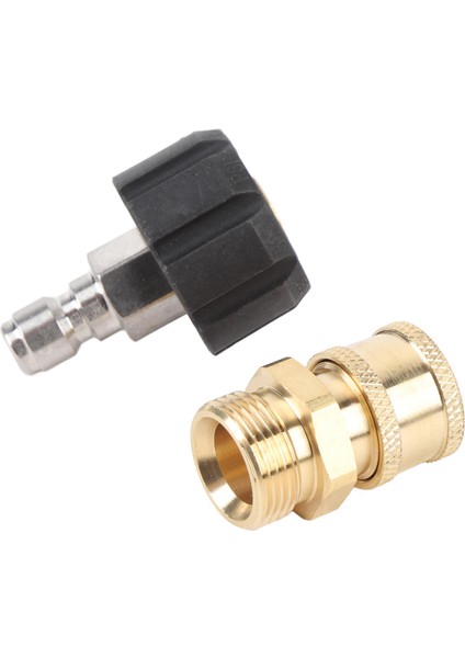 Basınçlı Yı Hızlı Bağlantı Parçaları Pirinç 3/8 Inç M22 Erkek Dişi Basınçlı Yı Adaptörü Seti 15MM (3/8 Inç M22-15 ) (Yurt Dışından) fırsatları