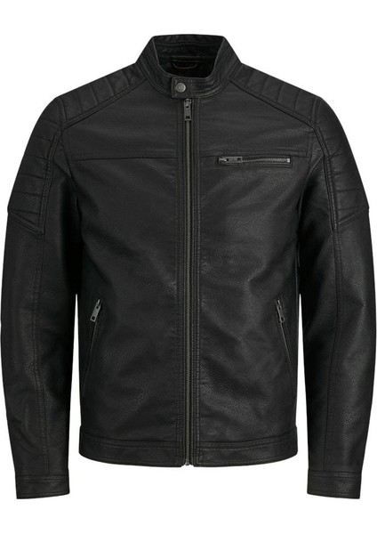 Jack Jones Htano Erkek Suni Deri Ceket 12182192