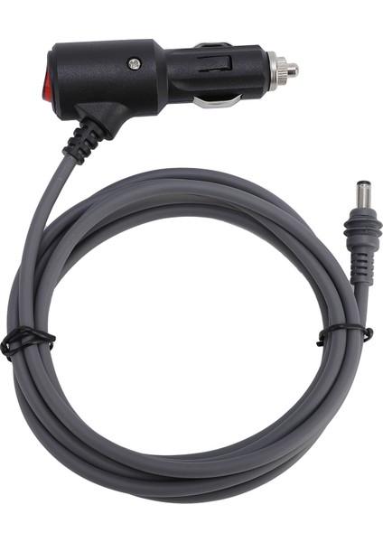 6.5 Ft Dc Güç Kablosu Puro Çakmağı DC12V 24V Su Geçirmez Otomatik Güç Kaynağı 18AWG Kablo Kamyonlar Otobüsler Gemiler Rvs Gri (Yurt Dışından)
