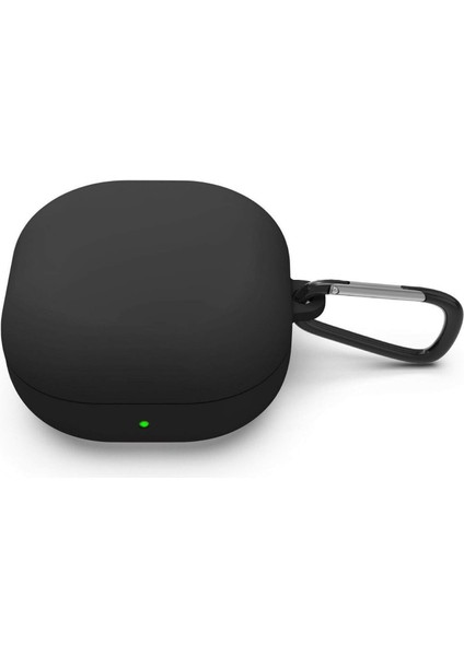 Samsung Galaxy Buds 2 Için Kılıf Mat Silikon Siyah [buds 2 ile Uyumlu Kılıf - Siyah]