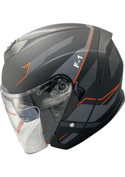 Jk 526 Güneş Vizörlü Yarım Kask