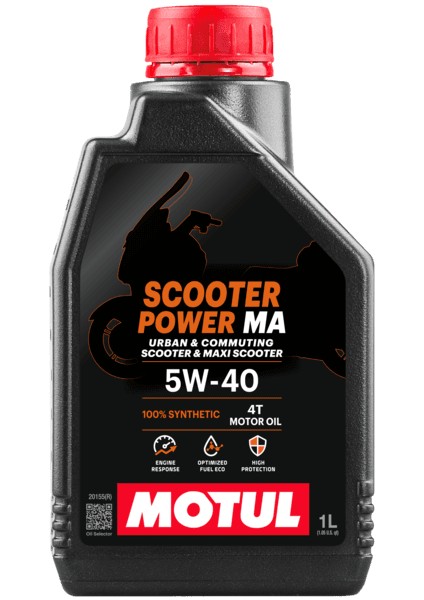 Scooter Power 5W-40 Ma 4t Motosiklet Motor Yağı 1 Lt