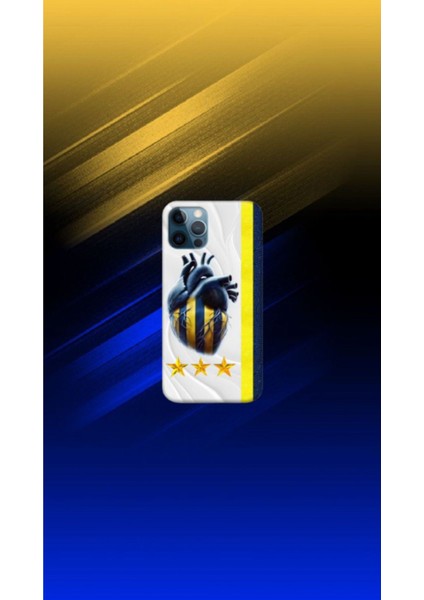Sarı-Lacivert Desenli Kılıf Tasarımı-6 Ip 12 Pro