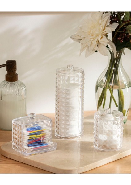 Turuncu 3'lü Makyaj Düzenleyici Set, Şık ve Kullanışlı Organizer