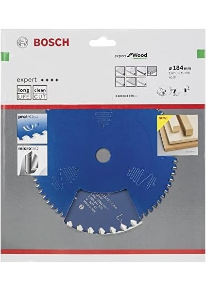 2608644035 Dairesel Testere Bıçağı Expert For Wood, Mavi, 2608644036, 0 Watts, 0 Volts fiyatları