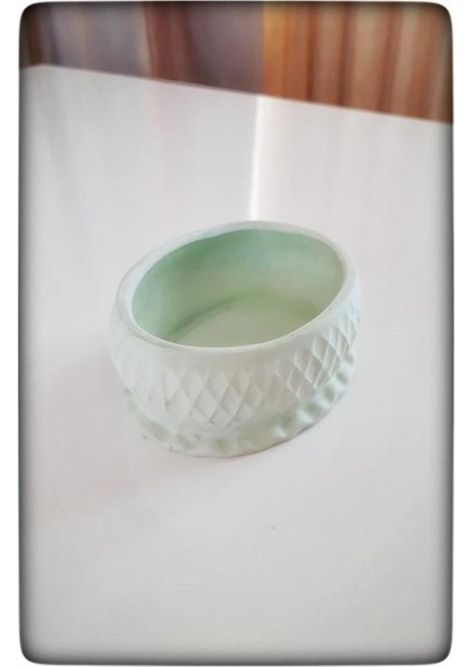 El Yapımı Yeşil Dekoratif Beton Makyaj ve Takı Organizeri fiyatları