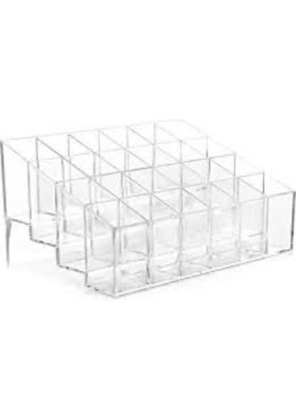 Şeffaf 24 Gözlü Makyaj Organizeri, 10X15 Cm, Pratik ve Şık Tasarım fiyatları