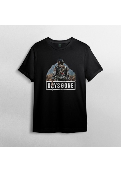 Days Gone %100 Pamuklu Bisiklet Yaka T-Shirt Model - 1 fiyatları