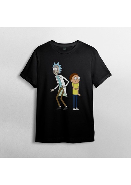 Rick And Morty %100 Pamuklu Bisiklet Yaka T-Shirt fiyatları