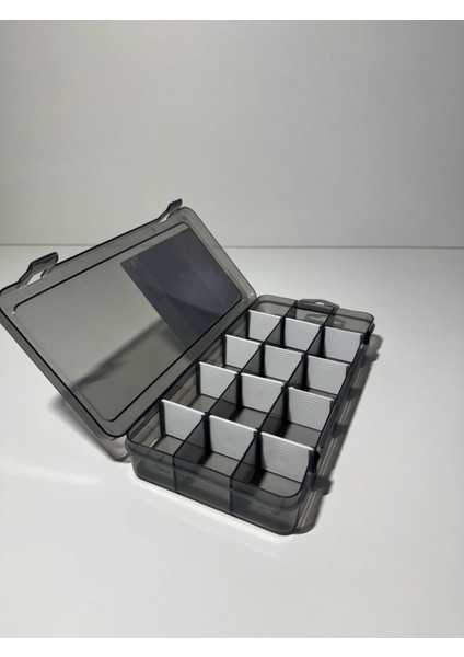 15 Bölmeli Çok Amaçlı Makyaj ve Takı Organizeri, Antrasit Renk fiyatları