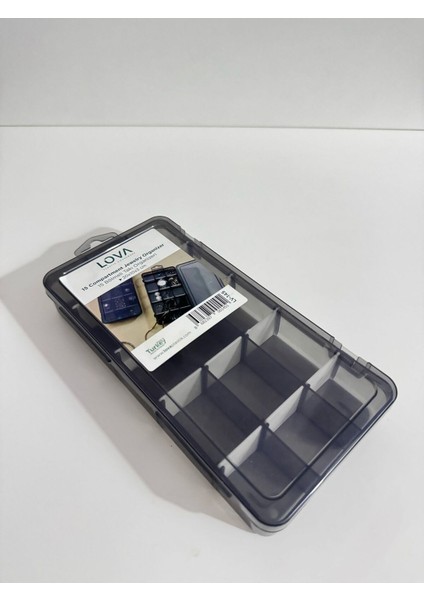 15 Bölmeli Çok Amaçlı Makyaj ve Takı Organizeri, Antrasit Renk fırsatları