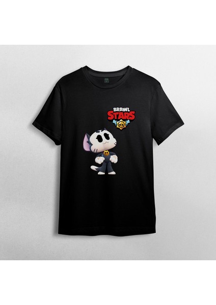 Brawl Stars Kit %100 Pamuklu Bisiklet Yaka Çocuk T-Shirt