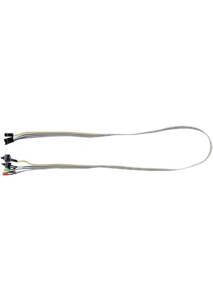 Ana Kart Power Kablosu LED Işıklı Reset Açma Kapama Butonu Kablosu On Off Switch 5064 modelleri