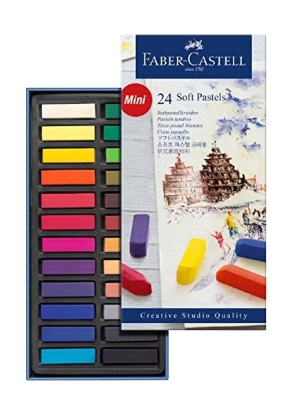 Creative Studio Mini Toz Pastel Boya (Soft) Yarım Boy Yeni̇, 24 Renk modelleri