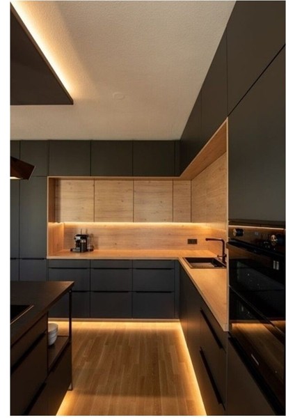 Dokunmatik Butonlu Dekoratif Mutfak Tezgah Altı LED Aydınlatma 100CM 3000K Gün Işığı