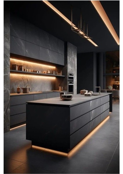 Dokunmatik Butonlu Dekoratif Mutfak Tezgah Altı LED Aydınlatma 100CM 3000K Gün Işığı fiyatları