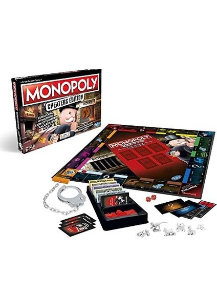 Gaming Monopoly Cheaters Edition Kutu Oyunu, 8 Yaş ve Üstü, 2-6 Oyuncu fiyatları