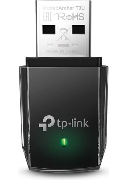 Archer T3U, AC1300 Mbps, Çift Bant, USB 3.0, Mu-Mimo, Mini Wi-Fi 5 USB Adaptör