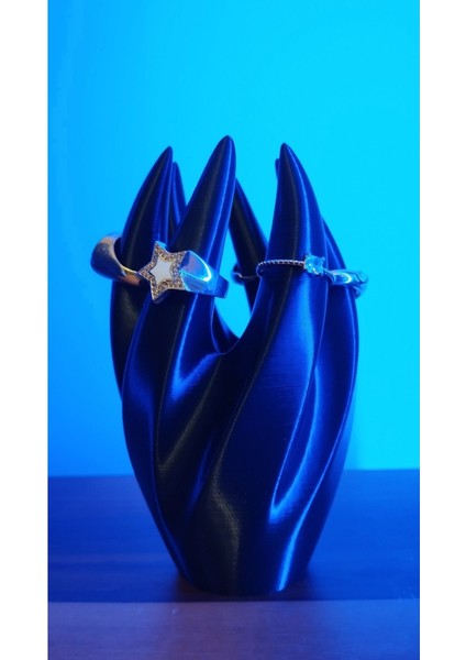 Şık Siyah Dekoratif Takı Yüzük Aksesuar Standı indirimleri