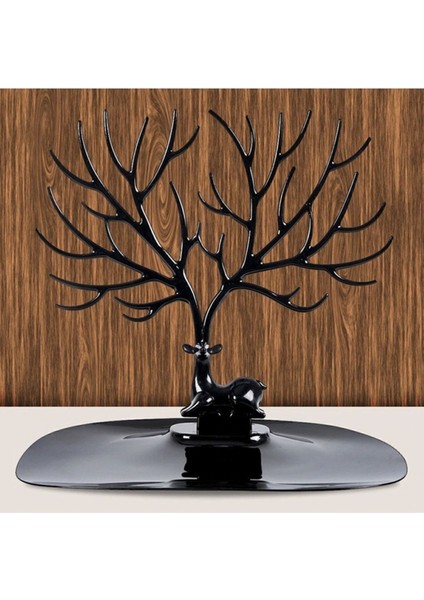 Kahverengi Geyik Tasarımlı Takı Standı, Şık ve Fonksiyonel Organizer