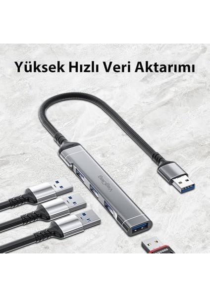 USB 3.0 4 Port 3*usb 2.0 ve 1*usb 3.0 Çoklayıcı Hub modelleri