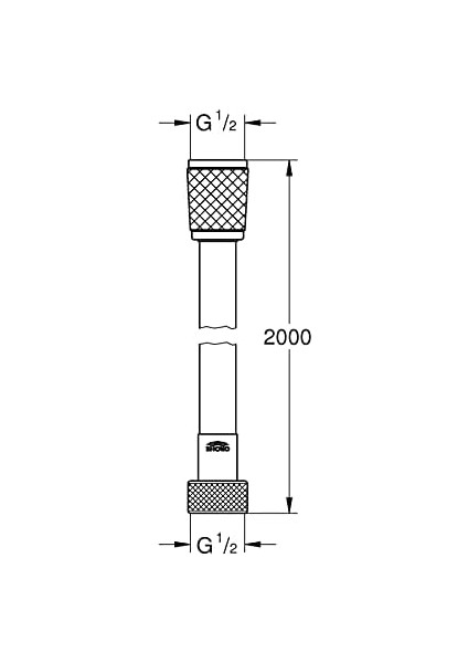 Vitalioflex Comfort 2000MM Duş Hortumu, Krom, 27173002 fiyatları