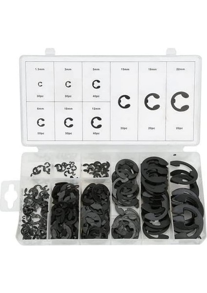 61296 300 Pc E-Clip Assortment