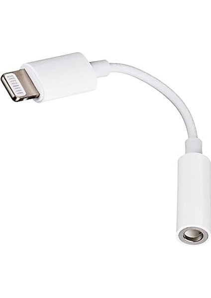 Apple Iphone Ile Uyumlu Lightning To 3.5mm Aux Dönüştürücü Adaptör Iphone Için Kulaklık Dönüştürücü Beyaz modelleri