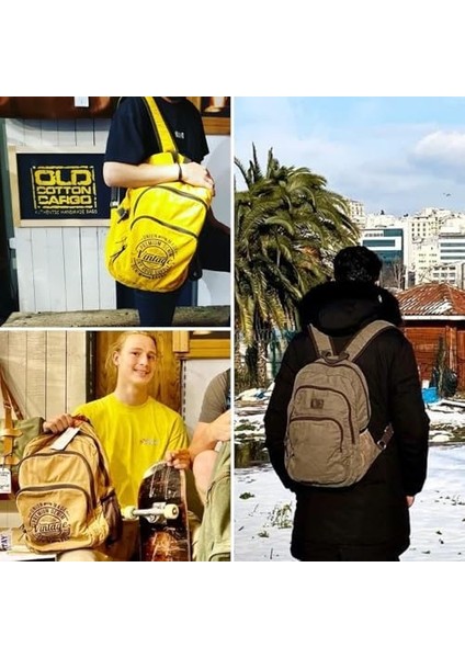Cotton Cargo 7184 Revilla Sırt Okul Günlük Seyahat 15 Inç Laptop Notebook Tablet Çantası (Gri Siyah) fiyatları