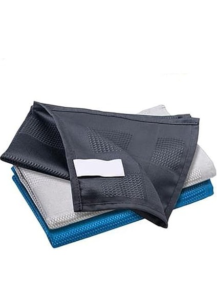 Mikrofiber Temizlik Bezi, 3 Lü Set, Gri-Beyaz-Mavi Renk fiyatları