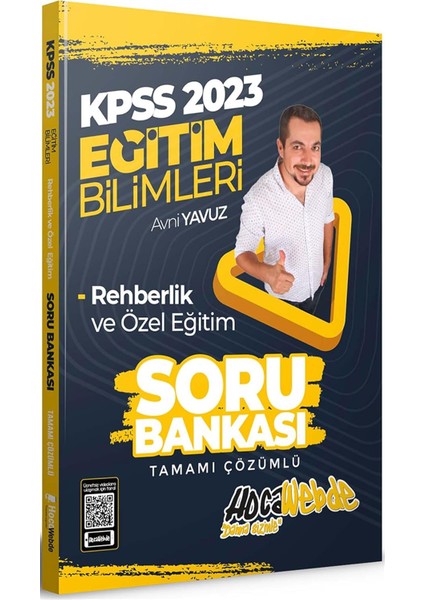 Webde Yayınları 2023 Kpss Eğitim Bilimleri Rehberlik ve Özel Eğitim Soru Bankası