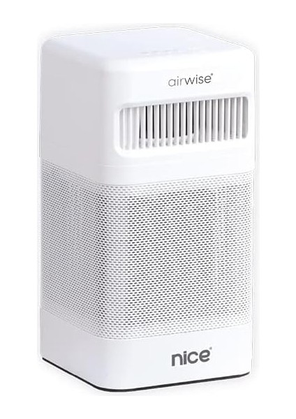 Airwise Oda Hava Temizleyicisi, HEPA13 Filtrasyon, 24W, Beyaz
