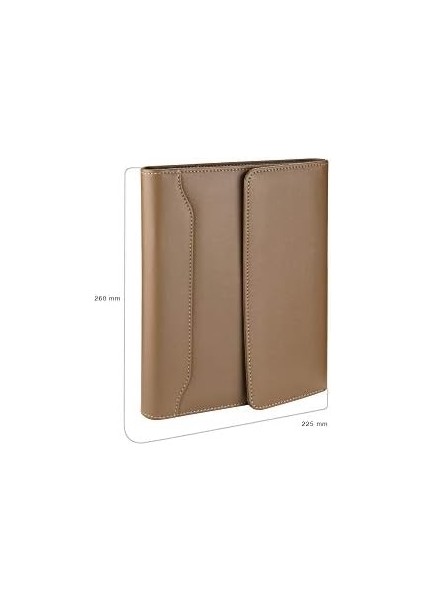 5216 Ajanda Tarihsiz Çizgili 17X24 Cm. Ajanda/defter Hesap Makineli Suni Deri Organizer, Vizon fiyatları