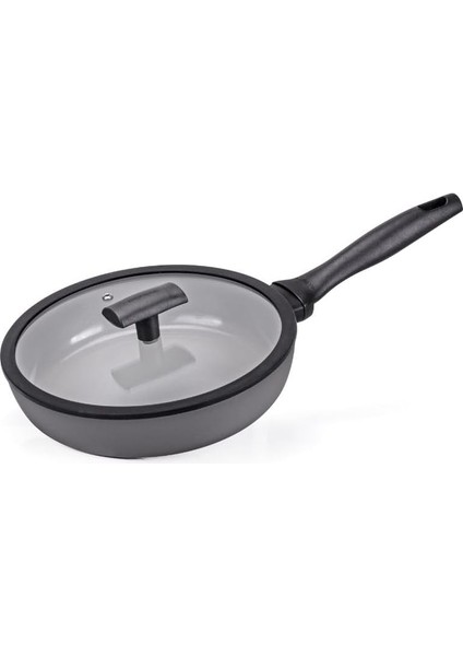 Melodia Finegress Kısa Tencere 24 cm + Cam Kapak