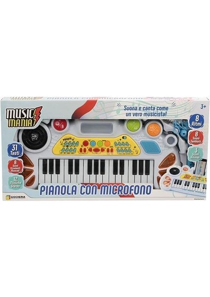 Music Mania Beyaz Mp3 Piano