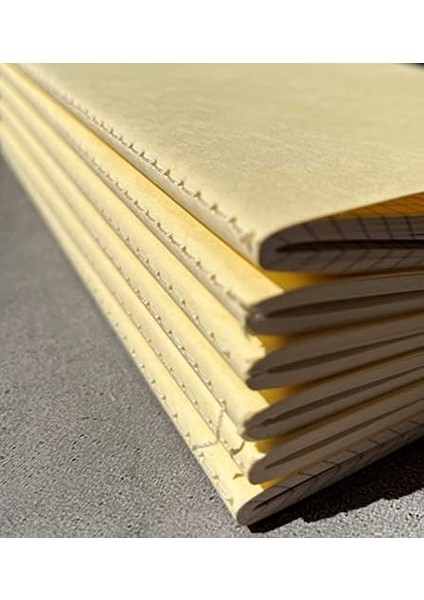 Tanıtım 4 Adet Çizgisiz Terzi Dikişli Defter, A5 Boyutunda, Ofis Için Ideal, Planlayıcı (Pastel Sarı Kapak Tasarım) modelleri