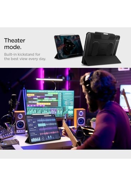 Ipad Pro 13" (2024) Kılıf Rugged Armor Pro Black - ACS07007 modelleri