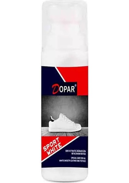Beyaz Spor Deri ve Kumaş Ayakkabı Boyası 75 Ml.