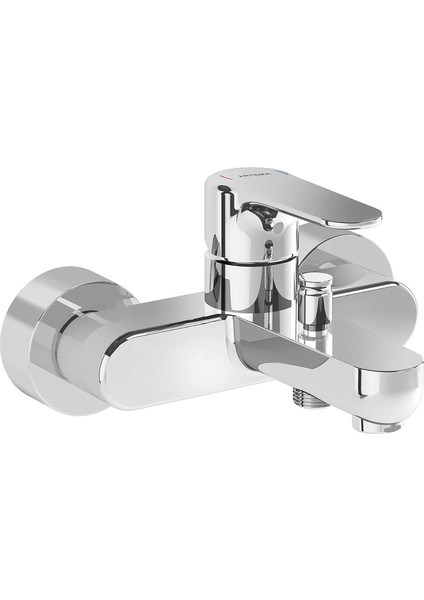 Root Round A42725 Banyo Bataryası, Krom