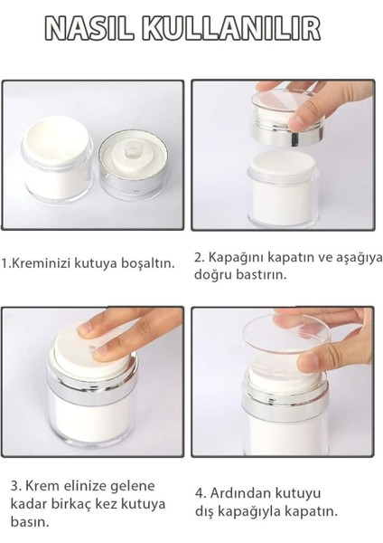 Şeffaf Çok Amaçlı Krem Saklama Kabı, Seyahat ve Günlük Kullanım İçin Pratik Organizer modelleri