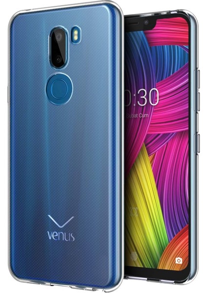 Vestel Venüs Z30 Için Kılıf Transparent Soft Beyaz [venüs Z30 ile Uyumlu Kılıf - Beyaz]