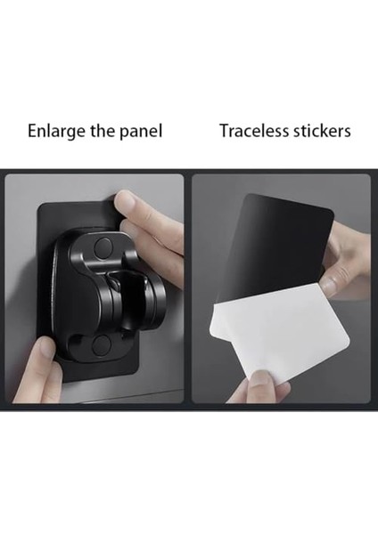 Yapışkanlı Duş Başlığı Askısı Tutucu Mafsal (Siyah) modelleri